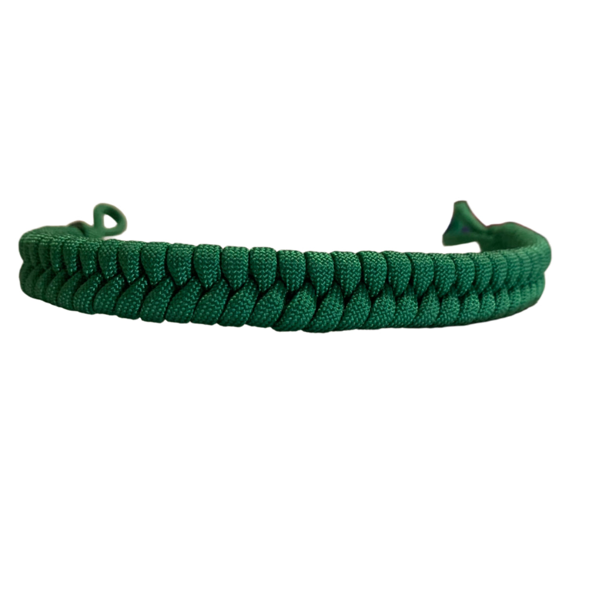 green fishtail paracord browband