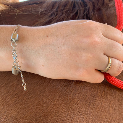 Horse Hair Memorial Bracelet - Bella