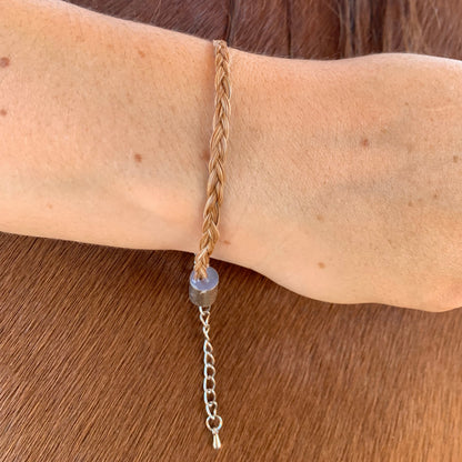 Horse Hair Memorial Bracelet - Bella