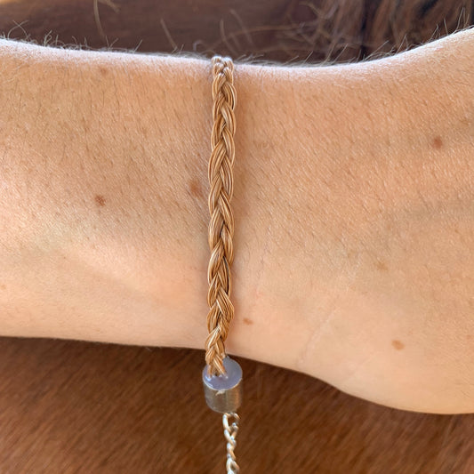 Horse Hair Memorial Bracelet - Bella