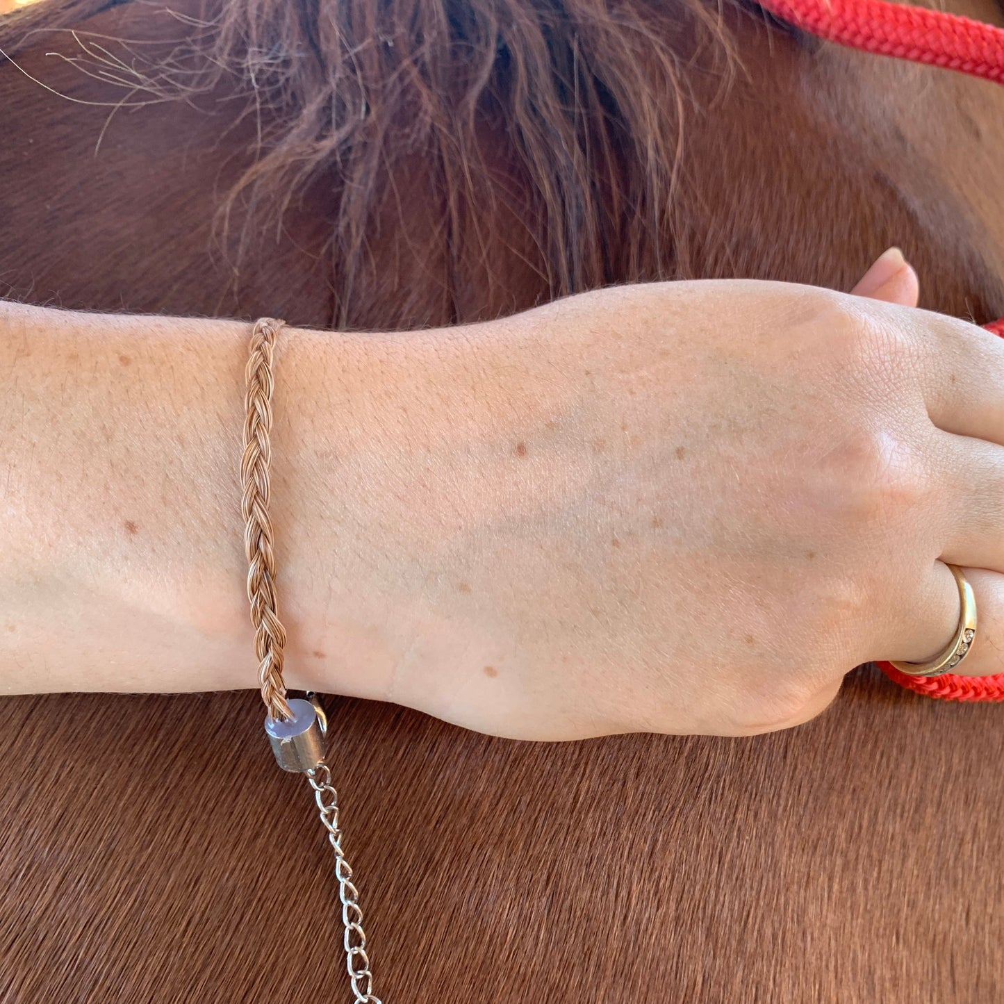 Horse Hair Memorial Bracelet - Bella