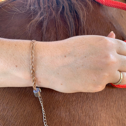 Horse Hair Memorial Bracelet - Bella