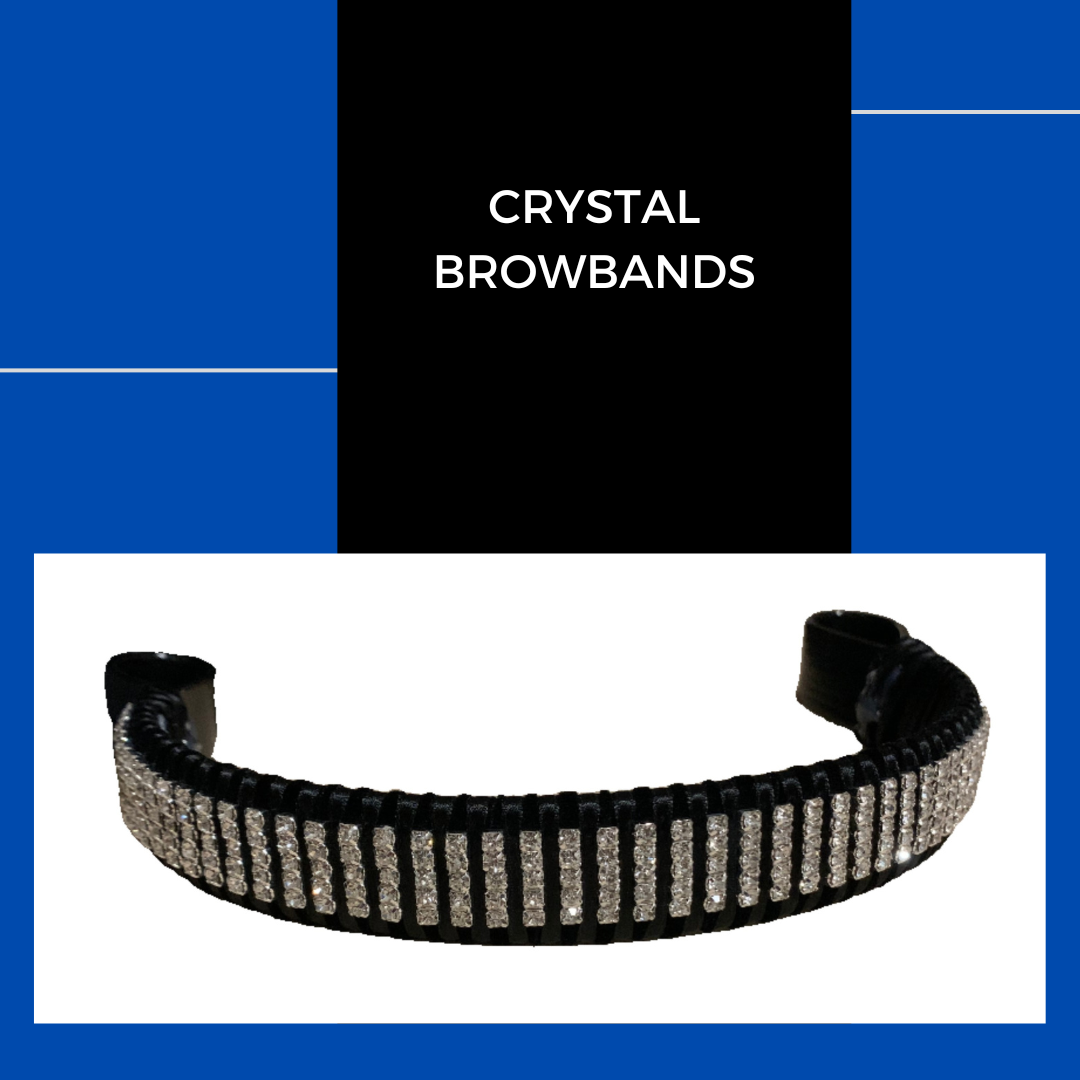 Black crystal browband