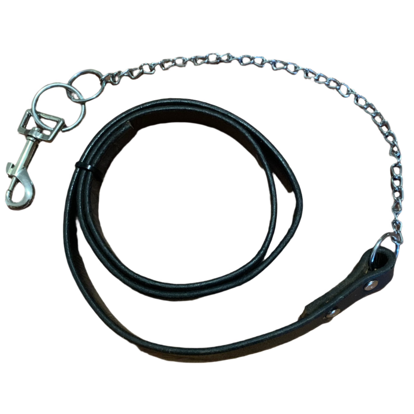 Full image of lead rope with chain from L'Equino Essentials