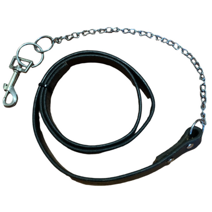 Full image of lead rope with chain from L'Equino Essentials