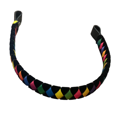 Diamond Rainbow Ribbon Browband