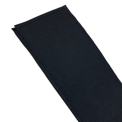 Black browband storage cover on white background