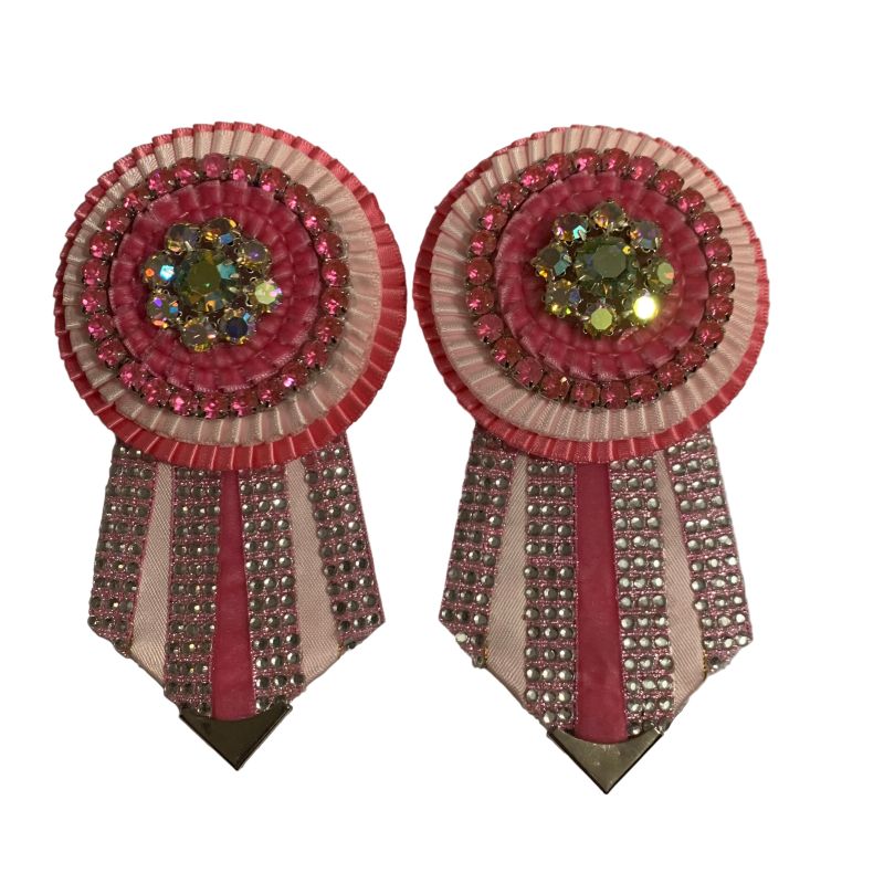 Decorative removable rosettes and gemstones on a white background made by L'Equino Essentials