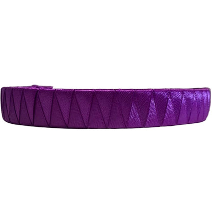Purple horse browband on a white background