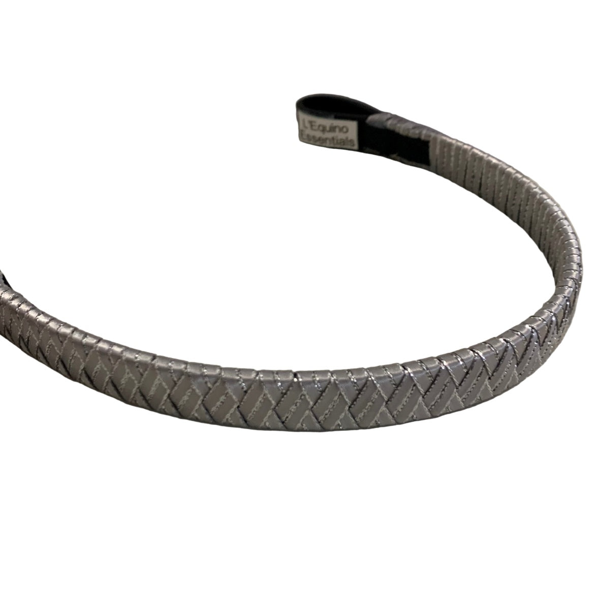 Silver browband on a white background