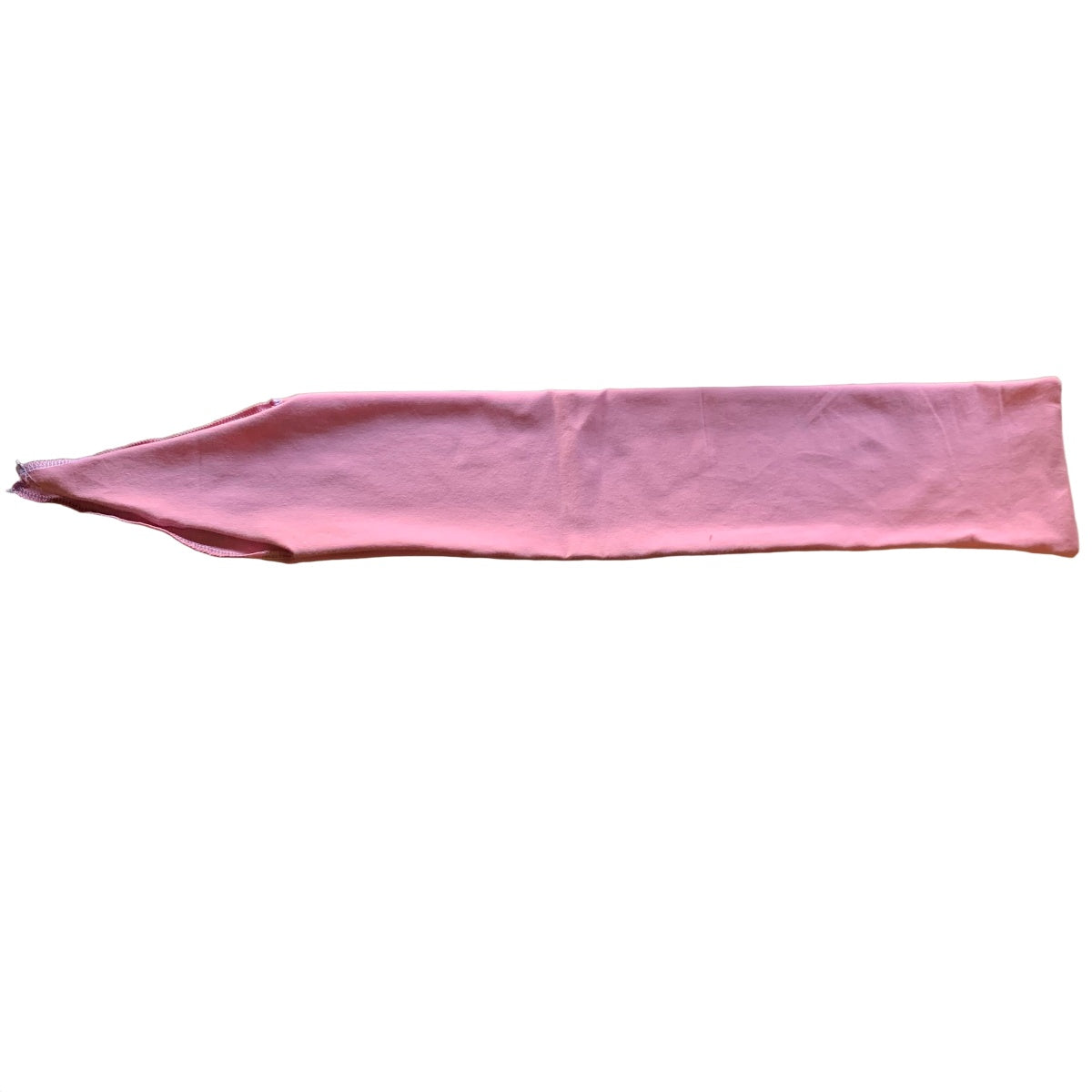 Pink stretch tail bag on a white background